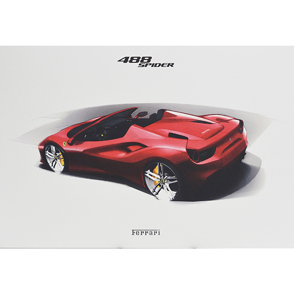Ferrari 488GTB/488Spider/California-T Lithograph for VIP Guest