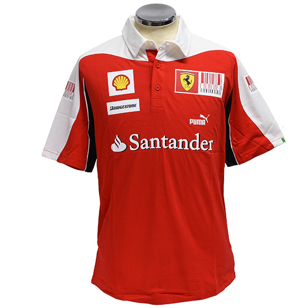 Scuderia Ferrari 2010ドライバー用ポロシャツ(シーズン後半戦用)