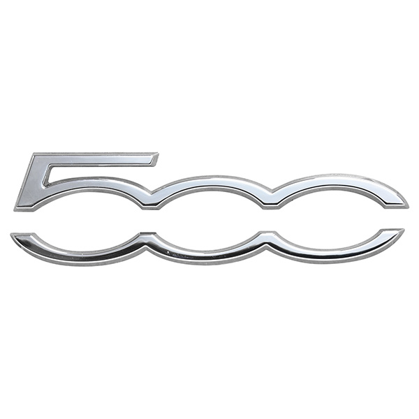FIAT/ABARTH Genuine 500 Dashboard Emblem Logo(Chrome)<br><font size=-1 color=red>07/01到着</font>