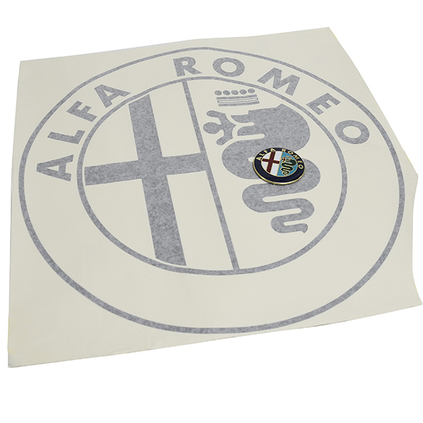 Alfa Romeo Emblem Sticker(Black/Die Cut/Large)