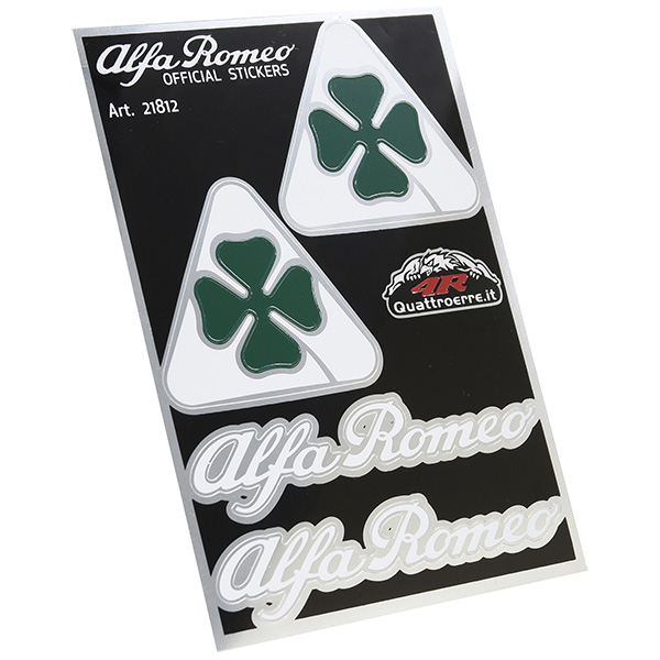 Alfa Romeo New Quadrifoglio & Logo Stickers