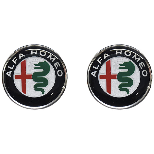 Alfa Romeo純正Newエンブレム3Dステッカー(21mm/カラー/2枚組)