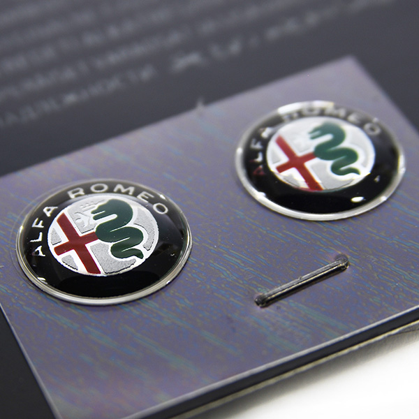Alfa Romeo New Emblem 3D Sticker(12mm/Color/2pcs.)