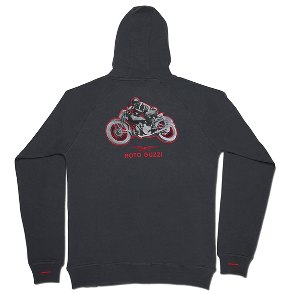 Moto Guzzi Official Zip-Up Hoodie-GARAGE-