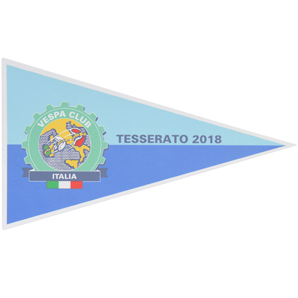 Vespa Club ITALIAオフィシャル2018ステッカー