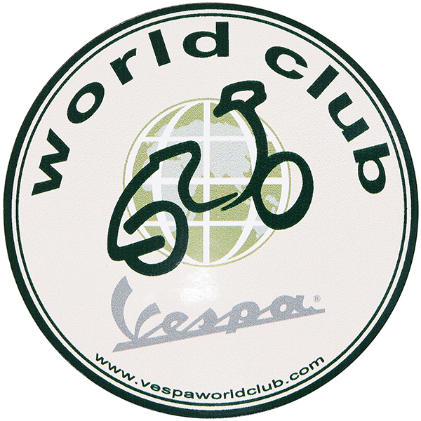 Vespa Club WORLDオフィシャルステッカー
