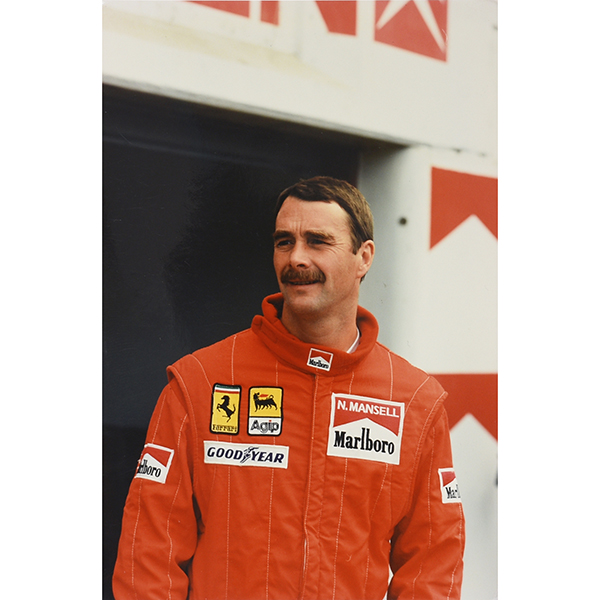 Scuderia Ferrari 1990オフィシャルプレスフォト(N.マンセル)