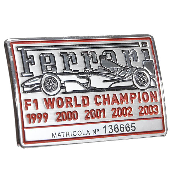 Ferrari F1���ɥ����ԥ���ǰ����ץ졼��(1999-2003)