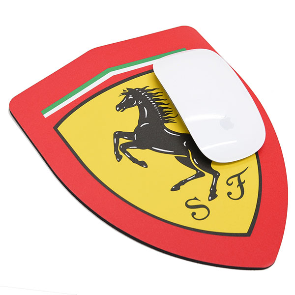 Ferrari SF Emblem Shaped Mouse Pad