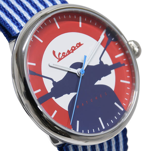 Vespa Official Watch-IRREVERENT-(Stripe/Red)