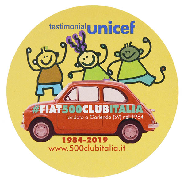 FIAT 500 CLUB ITALIA UNICEF 2019ƥå(å)