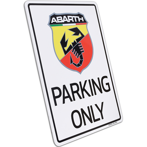 ABARTH Parking Only Boad