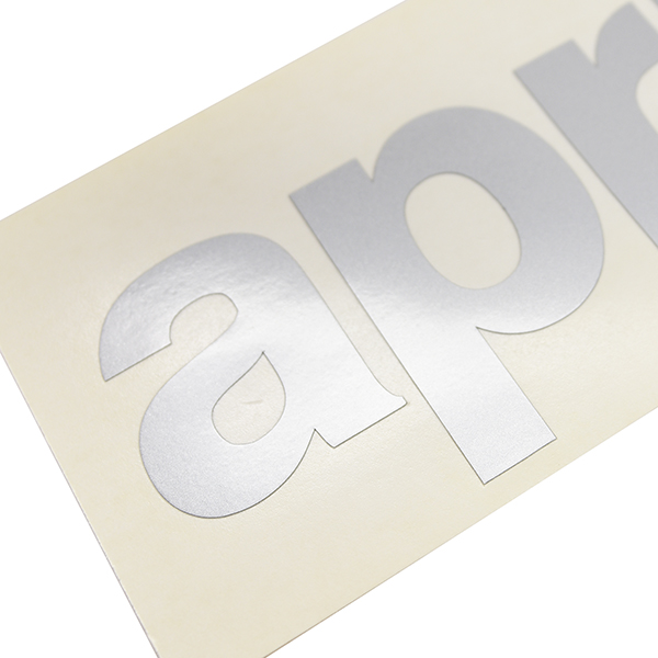 Aprilia Logo Sticker(Die Cut/Silver/150mm)