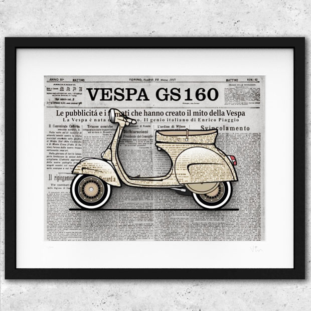 VESPA GS160饹ȥ졼-GIORNALE-by Mr.Vin (Large)