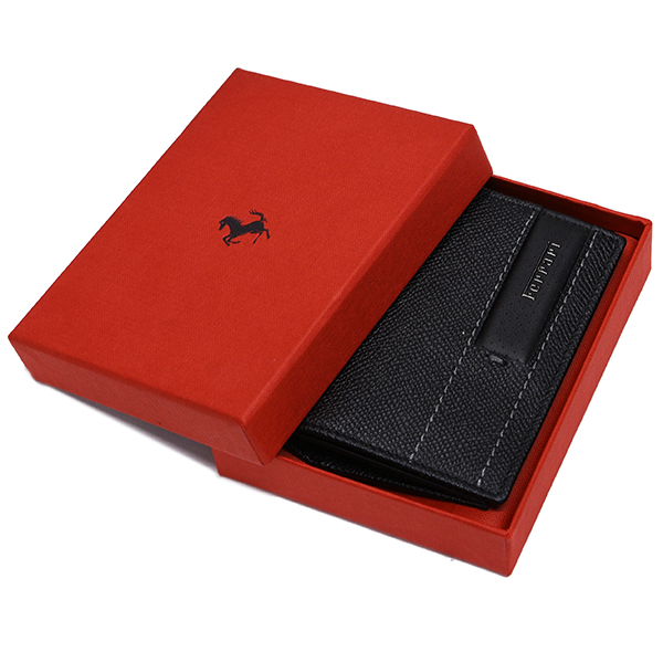 Ferrari GT Leather Bussiness Card Case(Black)