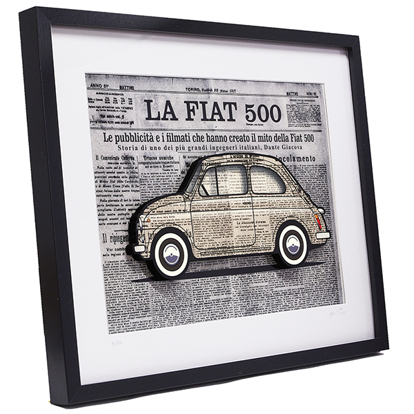 FIAT Nuova 500 Illustration by Mr.Vin -GIORNALE- (Large)