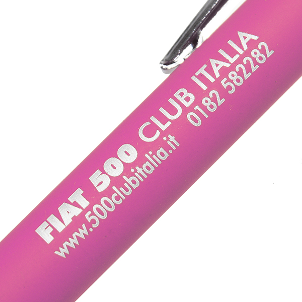 FIAT 500 CLUB ITALIA Official Ball Point Pen(Pink)