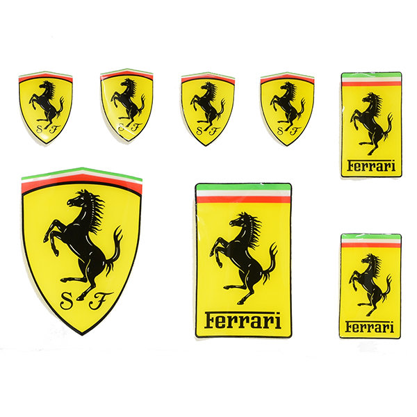 Ferrari Resin Sticker Set Type A