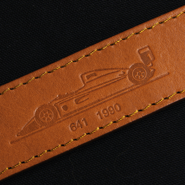 Ferrari Formula Leather belt by schedoni