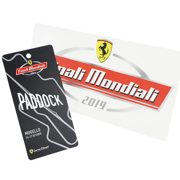 Ferrari Finali Mondiali 2019 ステッカー&パドックパスセット