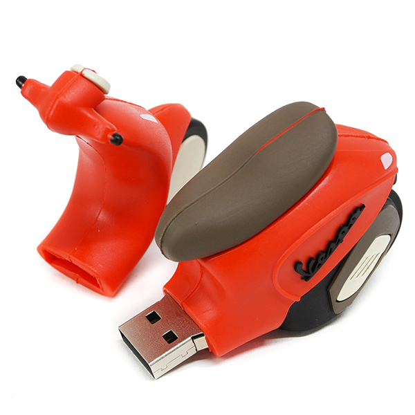 Vespa Official USB Memori(8GB/Red)