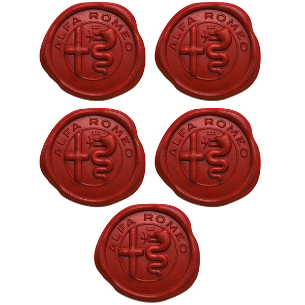 Alfa Romeo Emblem Sealing Stamp Sticker(5 pcs)