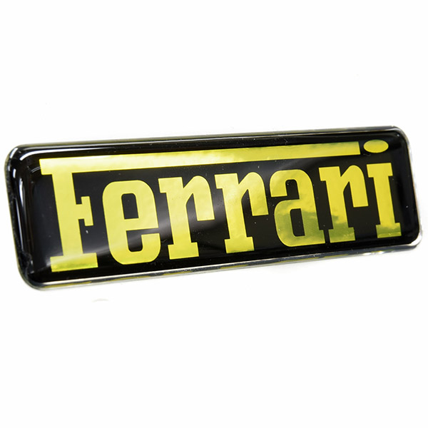 Ferrari Logo 3D Sticker(Yellow)