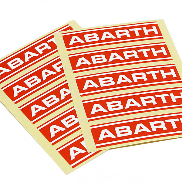 ABARTH ペーパーシール(10枚セット)