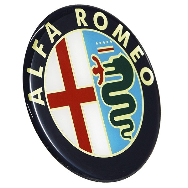 Alfa Romeo純正3Dエンブレムステッカー(58mm) -21849-