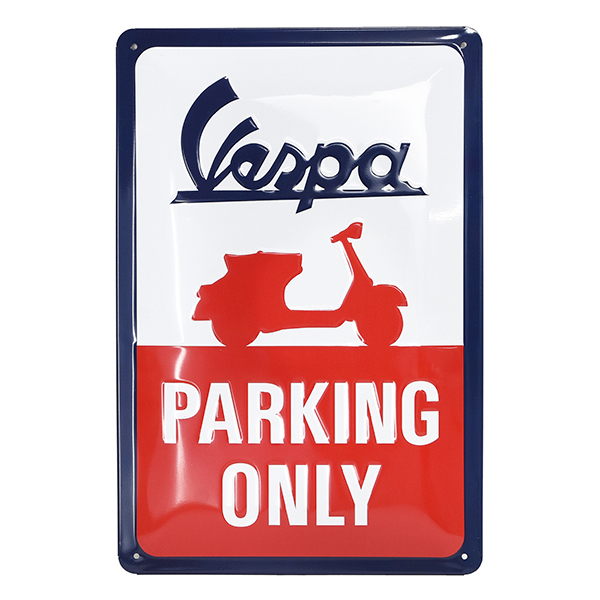 Vespaオフィシャルサインボード-PARKING ONLY-
