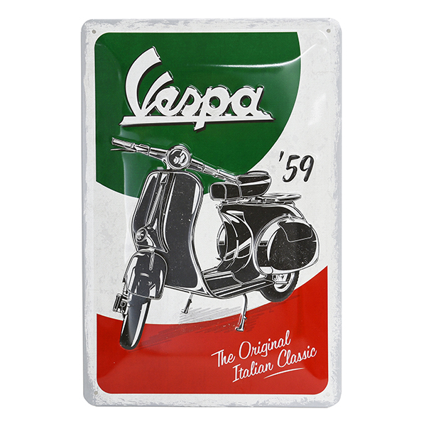 Vespaオフィシャルサインボード-Italian Classic-