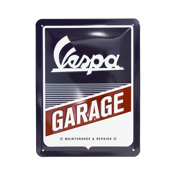 Vespaオフィシャルサインボード-GARAGE-(Small)