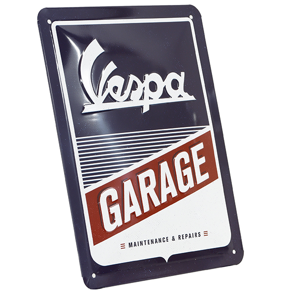 Vespa Official Sign Boad-GARAGE-(Small)