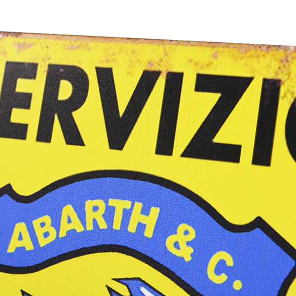 ABARTH SERVIZIO Vintage Sign Boad