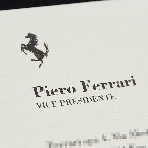 Piero Ferrari Business Card