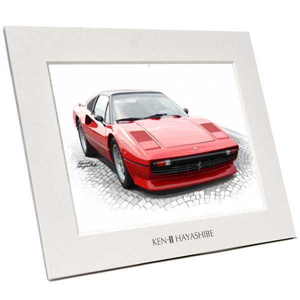 Ferrari 308GTSイラストレーション by 林部研一