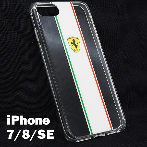 Ferrari純正iPhone SE 8/7背面ケース(クリア)