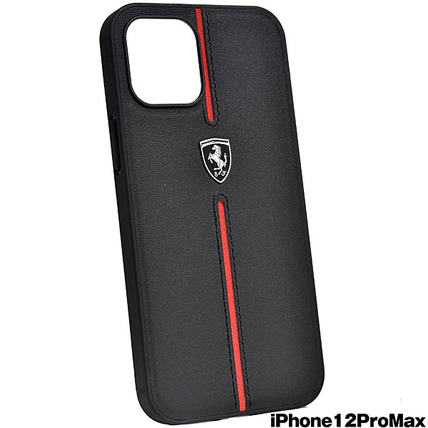 Ferrari純正iPhone12 Pro Max背面ケース(ブラック)