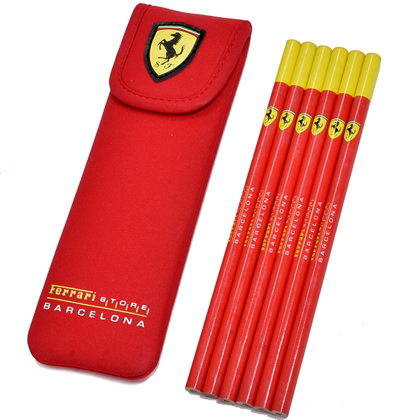 Ferrari STORE BARCELONA オフィシャル鉛筆&ケースセット