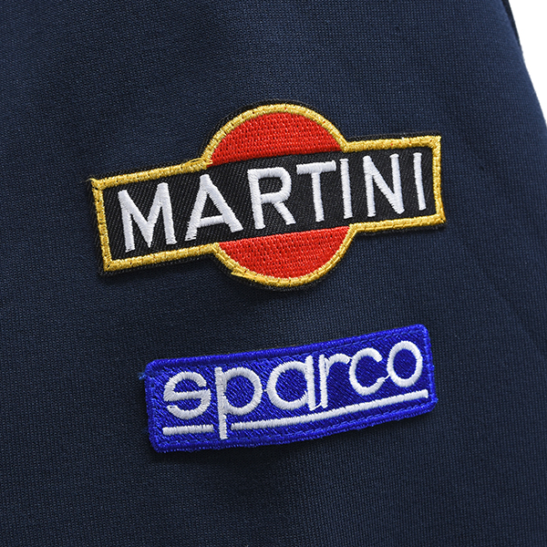 MARTINI RACINGオフィシャルジップアップスウェットby Sparco(ネイビー)