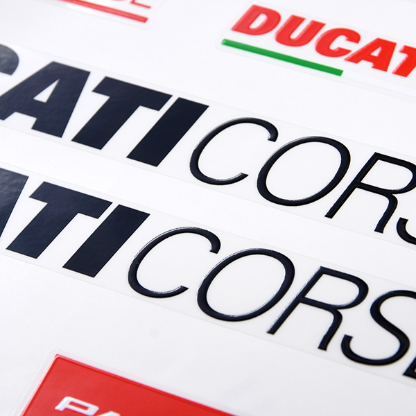 DUCATI Official Sticker Set-DUCATI CORSE3- : Italian Auto Parts & Gadgets  Store