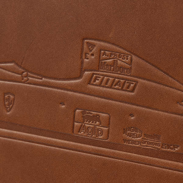 Ferrari641 101Wins Leather relief  by schedoni(Signed by A.Prost & N.Mansell)