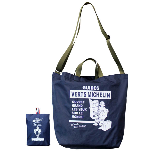 MICHELIN Folding Tote Bag(Navy)<br><font size=-1 color=red>07/06到着</font>