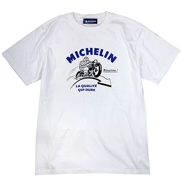 MICHELINオフィシャルTシャツ-Motorcycle-(ホワイト)