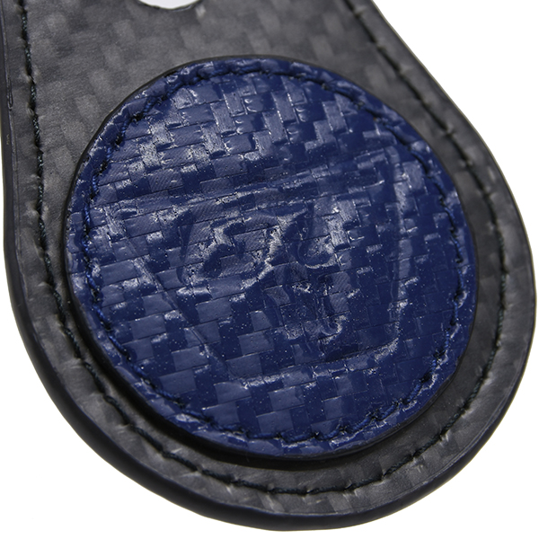 MASERATI Official Carbon & Leather Keyring
