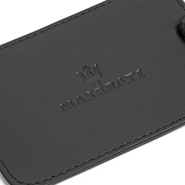 MASERATI Official Carbon & Leather Luggage tag
