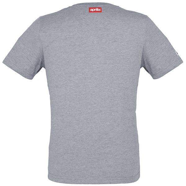 Aprilia Official Life Style T-Shirts(Gray)