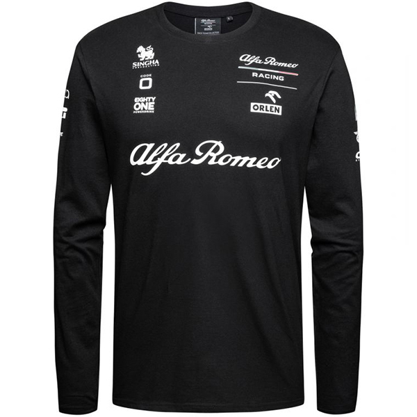 Alfa Romeo RACING ORLEN 2021オフィシャルエッセンシャルTシャツ(長袖)