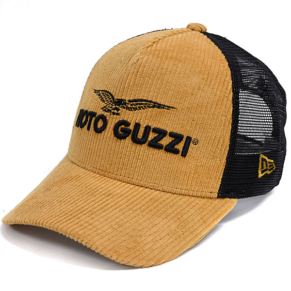 Moto Guzzi × NEW ERA 9FORTYベースボールメッシュキャップ-2021-(ブラウン)