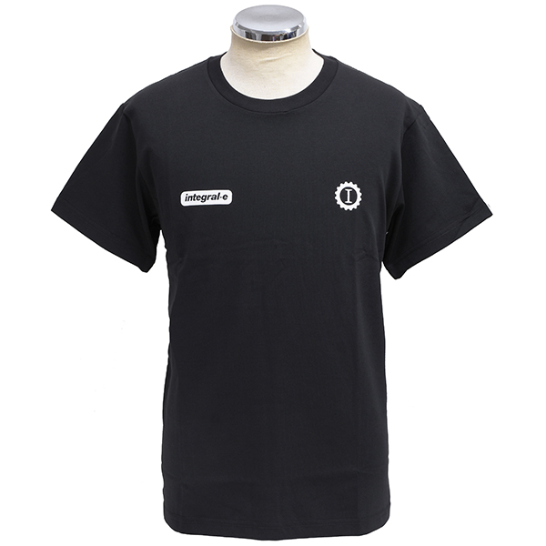 Garage ItaliaオフィシャルFIAT PANDA integral-eグラフィックTシャツ(ブラック)